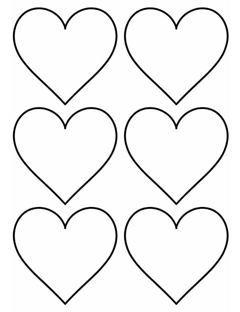 Heart Shaped Templates Download Printable PDF | Templateroller