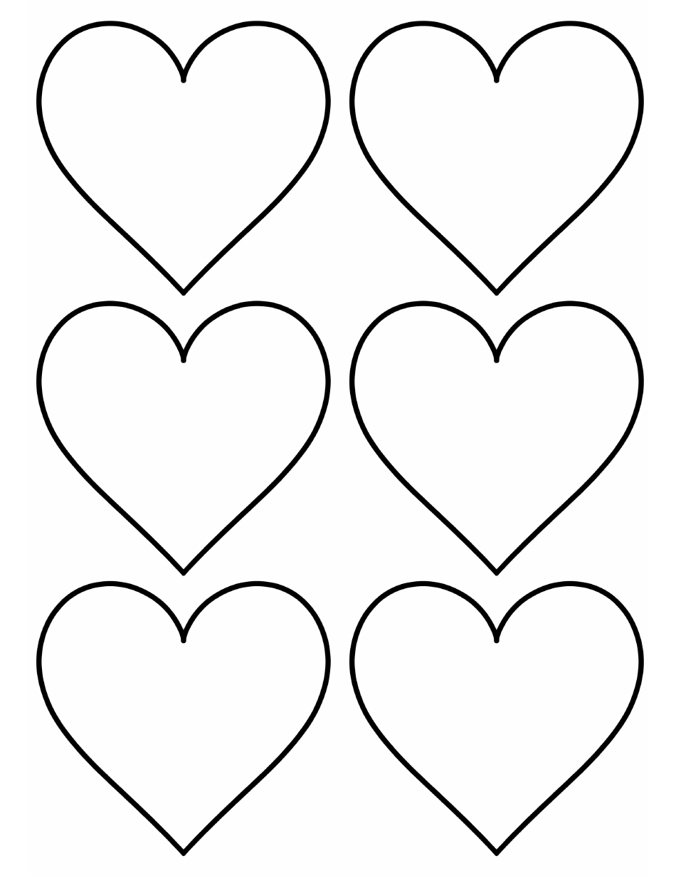 Heart Shaped Templates, Page 1