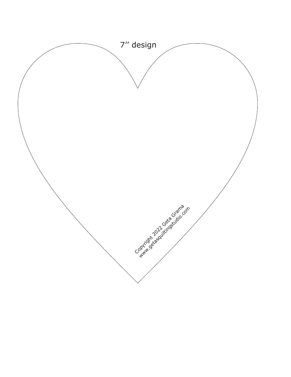 Heart Placemat / Coaster Sewing Pattern Templates, Page 13