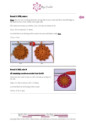 Oriental Bloom Square Crochet Pattern, Page 5