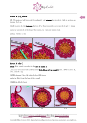 Oriental Bloom Square Crochet Pattern, Page 6