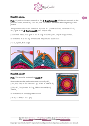 Oriental Bloom Square Crochet Pattern, Page 9
