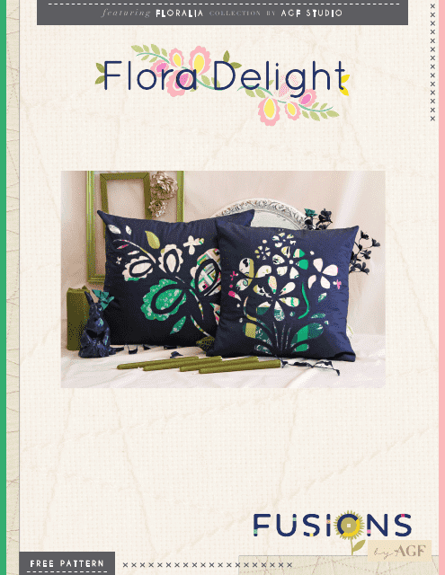 Flora Delight Pattern Templates - Preview Image