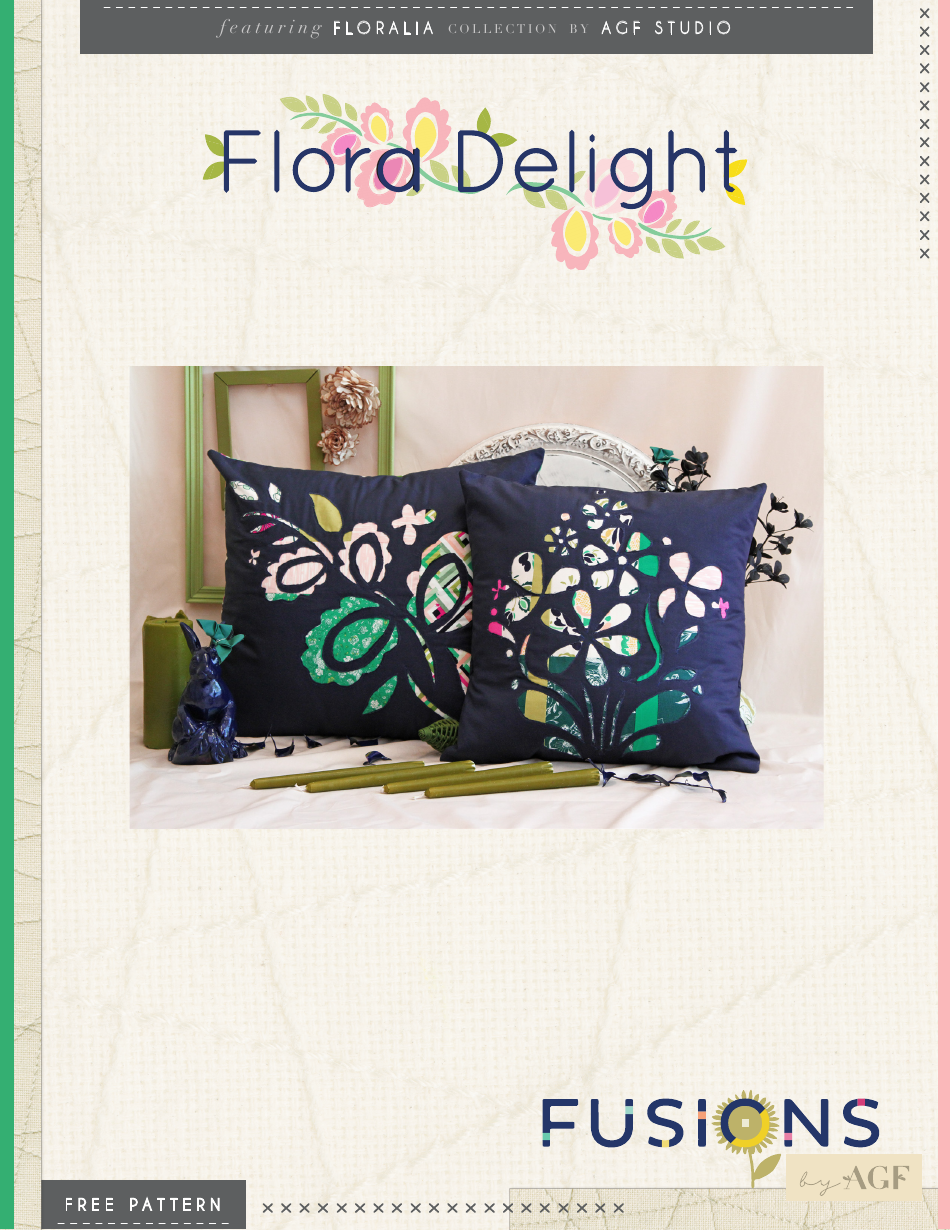 Flora Delight Pattern Templates - Preview Image