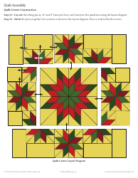 Christmas Everlasting Wall Quilt Pattern Templates, Page 10