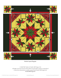 Christmas Everlasting Wall Quilt Pattern Templates, Page 12