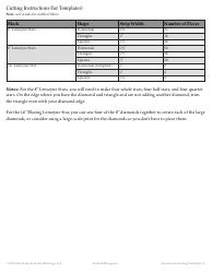 Christmas Everlasting Wall Quilt Pattern Templates, Page 13