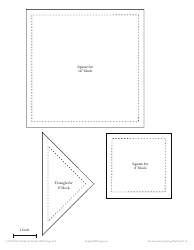 Christmas Everlasting Wall Quilt Pattern Templates, Page 15