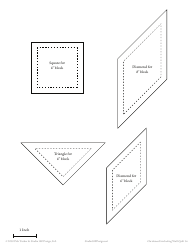 Christmas Everlasting Wall Quilt Pattern Templates, Page 16