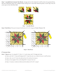 Christmas Everlasting Wall Quilt Pattern Templates, Page 6