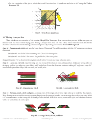 Christmas Everlasting Wall Quilt Pattern Templates, Page 7