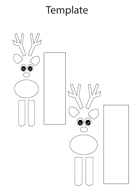 Reindeer Template