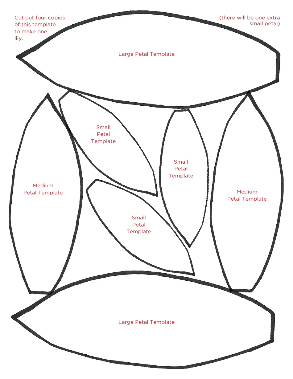 Monets Watercolor Lily Templates, Page 3