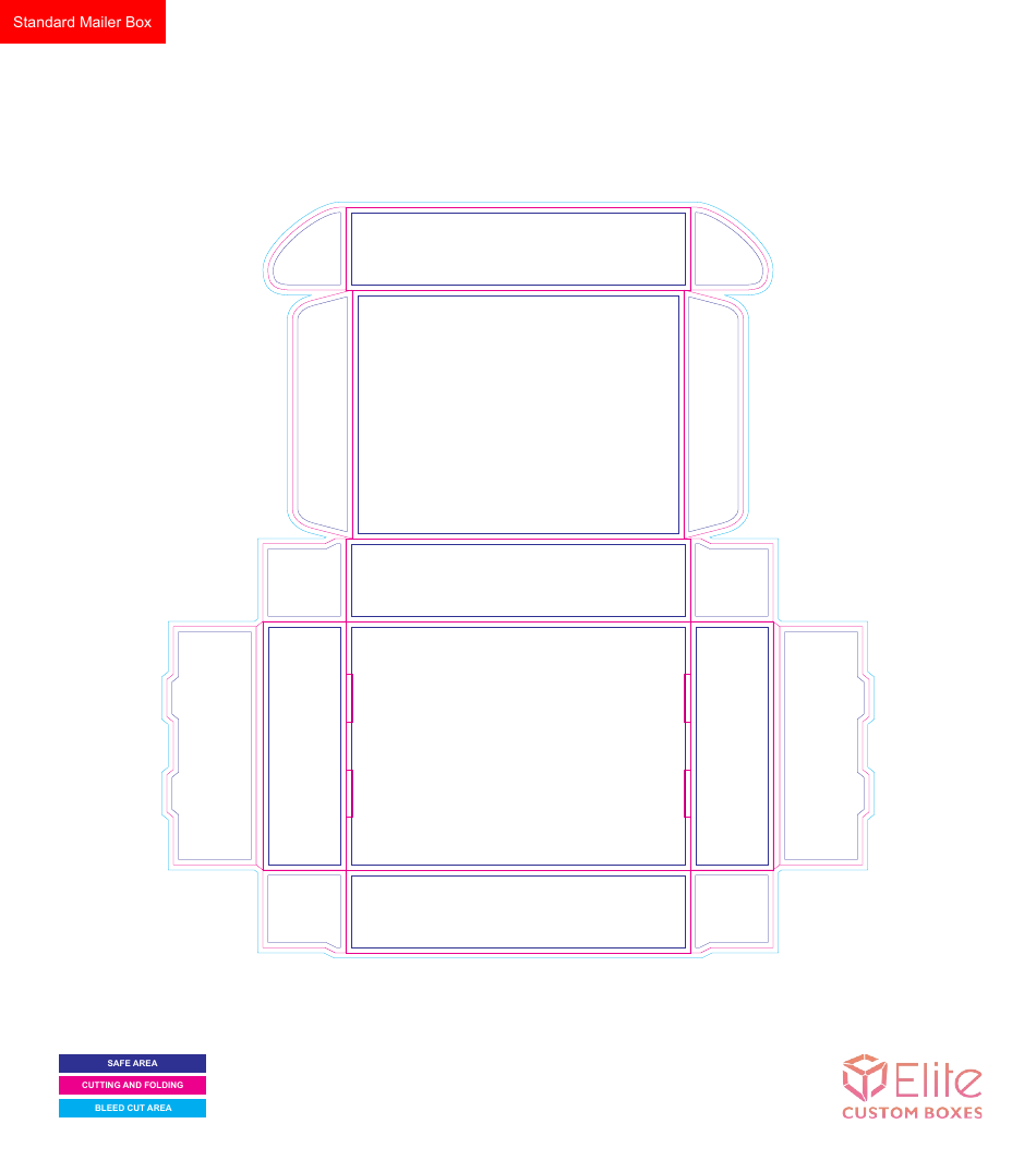 Mailer Box Templates Download Printable PDF Templateroller