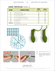 Squid Amigurumi Crochet Pattern Templates, Page 17
