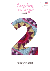 Document preview: Sunstar Blanket Crochet Pattern - Part 2 - US Terms