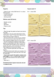 Scheepjes Granny Square Crochet Pattern, Page 2