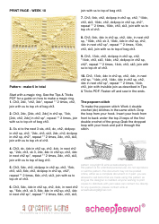 Scheepjes Granny Square Crochet Pattern, Page 4
