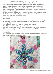 Snowflake Dance Quilt Pattern Templates, Page 4