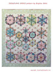 Document preview: Snowflake Dance Quilt Pattern Templates