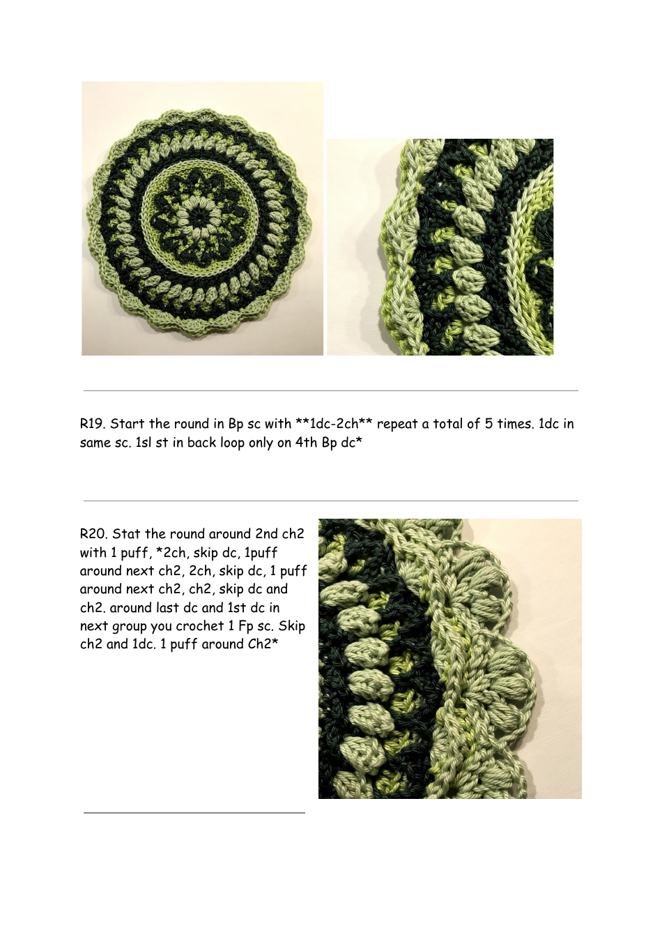 Mandala Crochet Pattern, Page 10