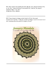Mandala Crochet Pattern, Page 11