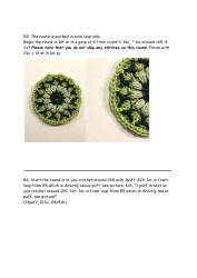 Mandala Crochet Pattern, Page 4