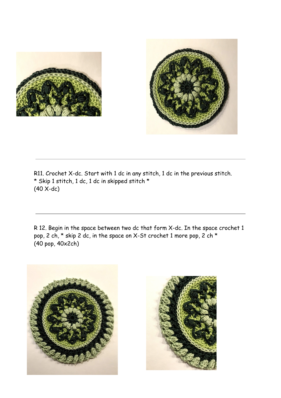 Mandala Crochet Pattern, Page 7