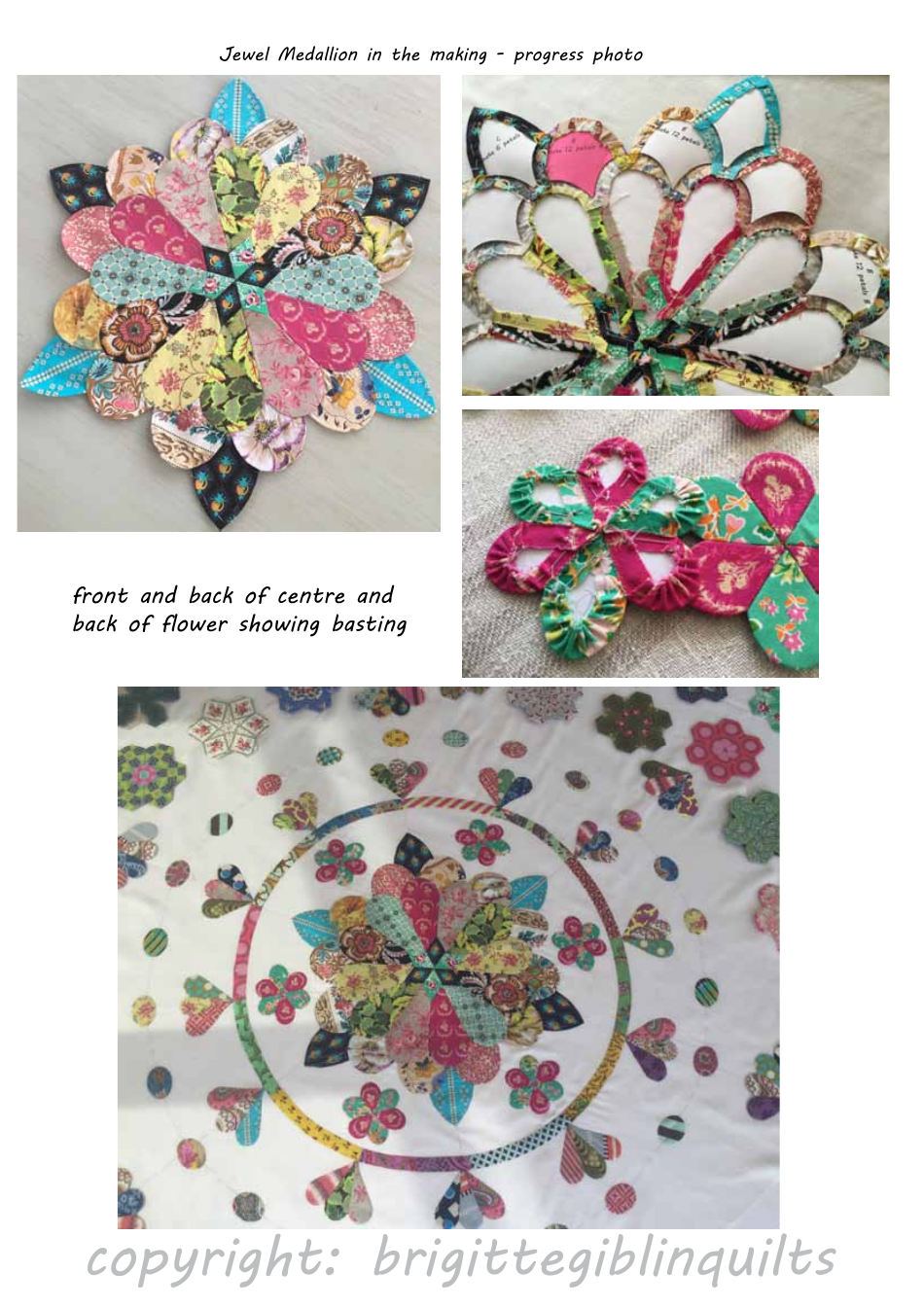 Jewel Medallion Quilt Pattern Templates, Page 12