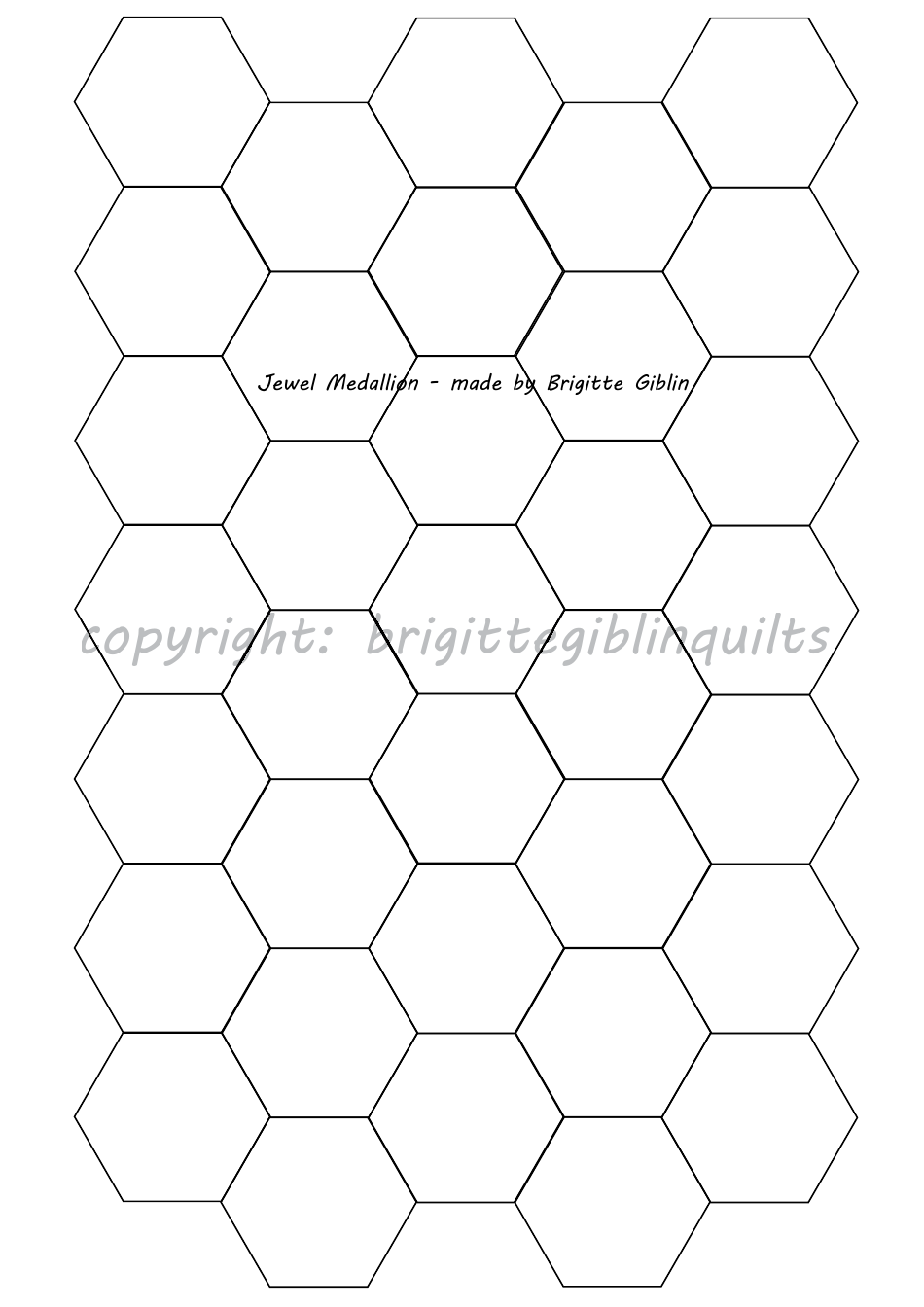 Jewel Medallion Quilt Pattern Templates, Page 9