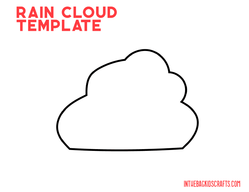 Rain Cloud Template