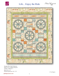 Enjoy the Ride Quilt Pattern Templates