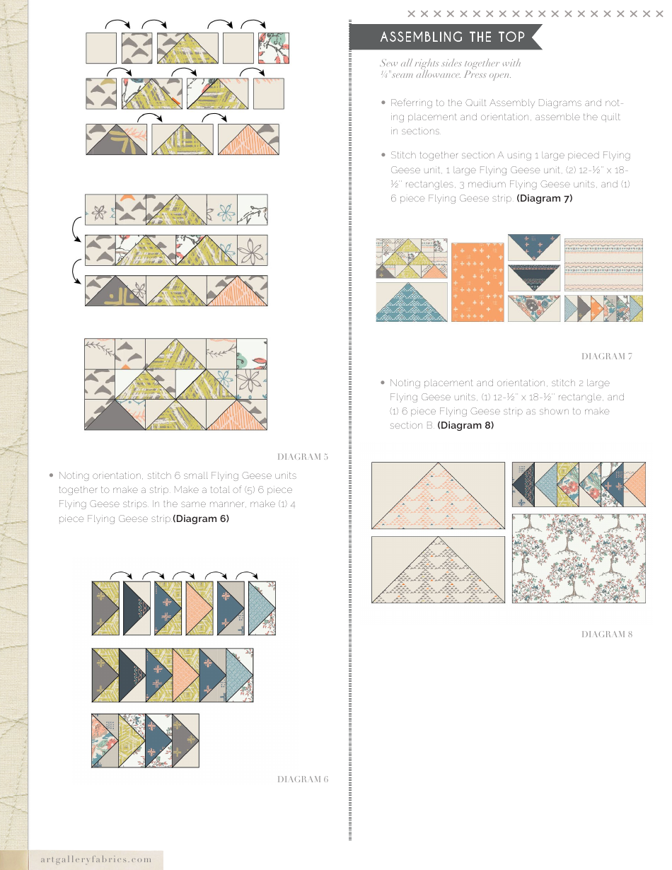 Destination Quilt Pattern, Page 5