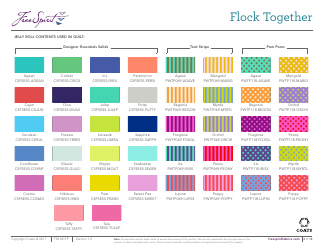 Flock Together Quilt Pattern Templates, Page 3