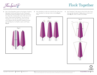 Flock Together Quilt Pattern Templates, Page 5