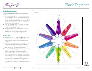 Flock Together Quilt Pattern Templates, Page 6