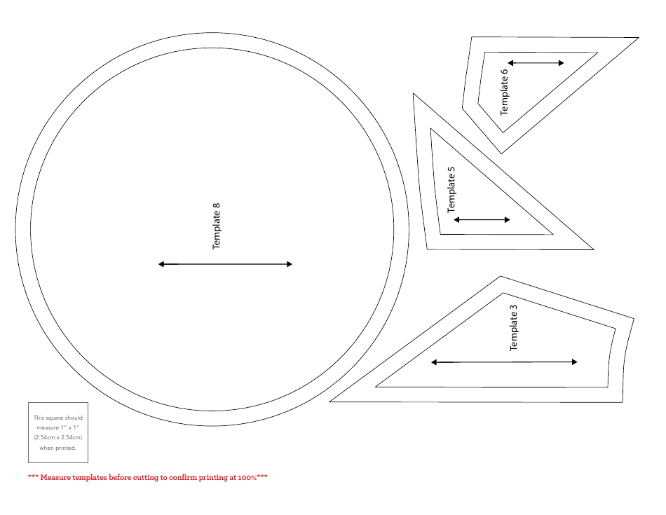 Flock Together Quilt Pattern Templates, Page 7
