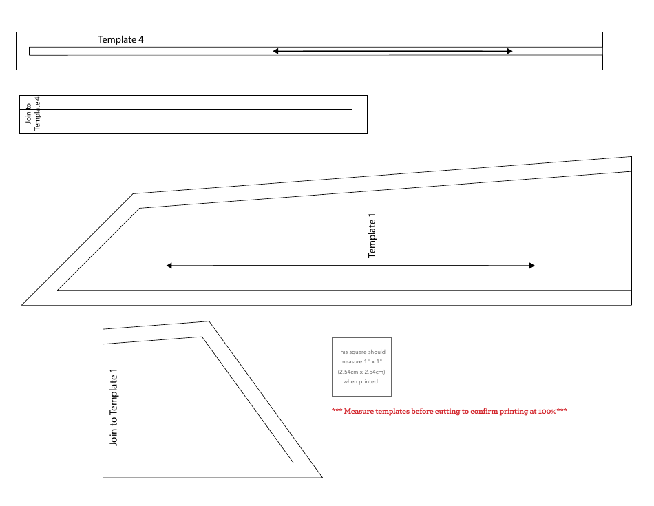 Flock Together Quilt Pattern Templates, Page 8