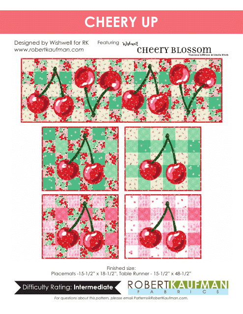 Cherry Quilt Pattern Templates