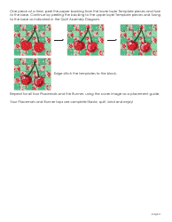 Cherry Quilt Pattern Templates, Page 6