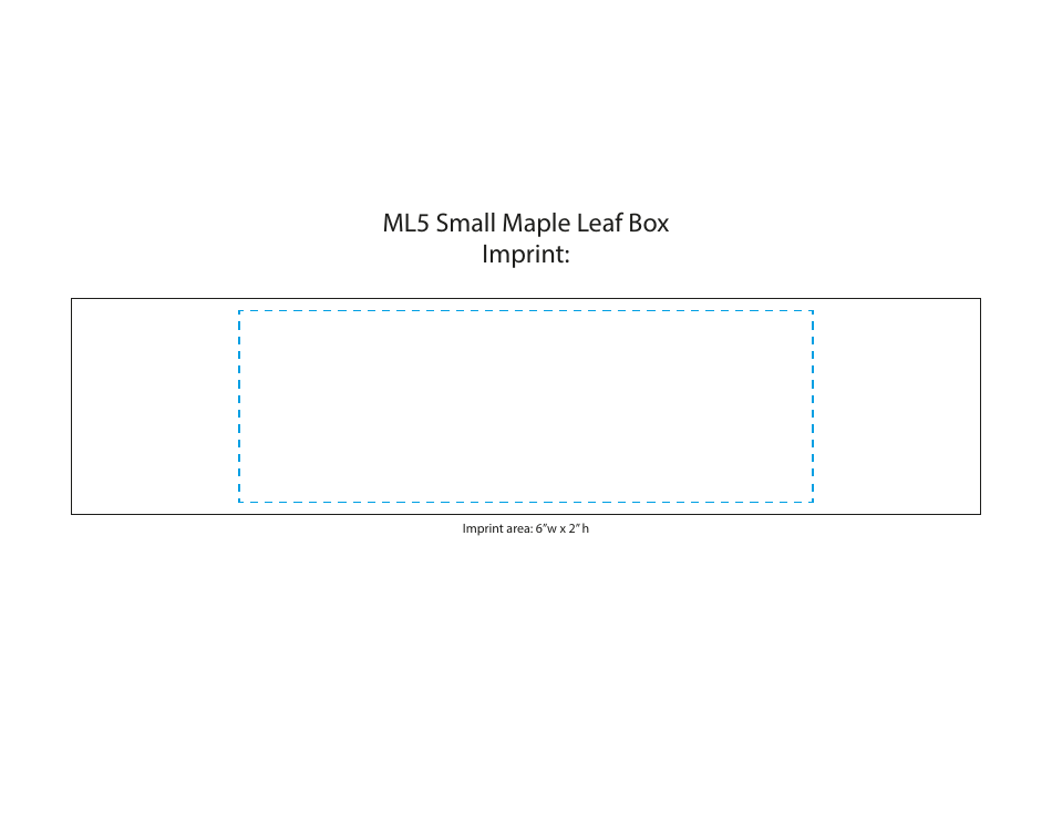 Ml5 Small Maple Leaf Box Template, Page 1