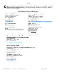 Form DH-MQA1094 Nursing Licensure by Examination Application - Florida, Page 11