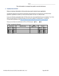 Form DH-MQA1094 Nursing Licensure by Examination Application - Florida, Page 12