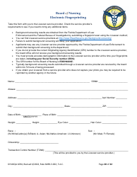 Form DH-MQA1094 Nursing Licensure by Examination Application - Florida, Page 20