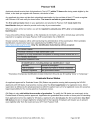 Form DH-MQA1094 Nursing Licensure by Examination Application - Florida, Page 4
