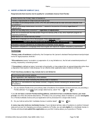 Form DH-MQA1094 Nursing Licensure by Examination Application - Florida, Page 7