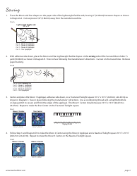 Magical Galaxy Pillow Sewing Pattern Templates, Page 3