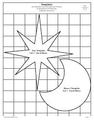 Magical Galaxy Pillow Sewing Pattern Templates, Page 7