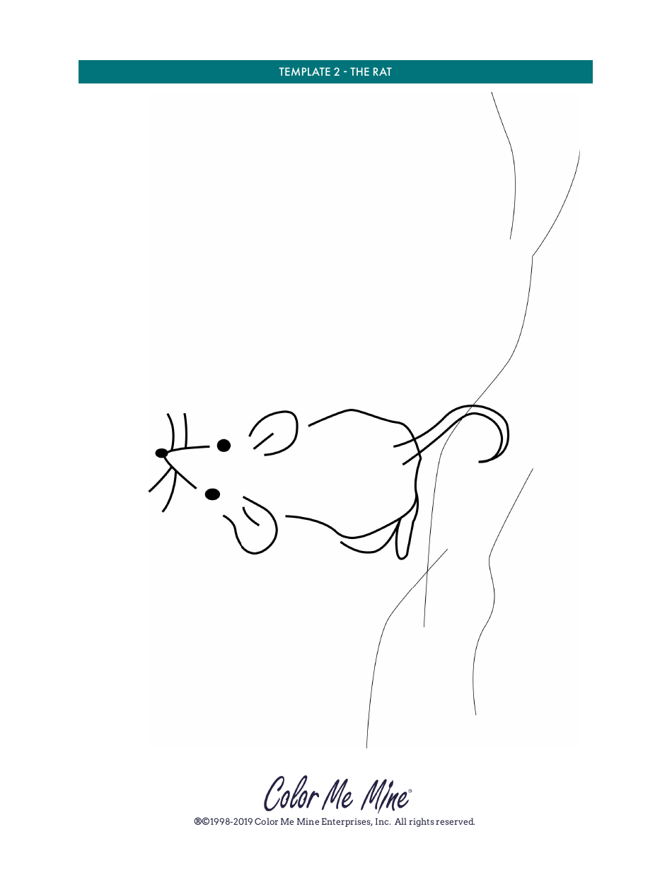 The Year of the Rat Blossoms Plate Pattern Templates, Page 4