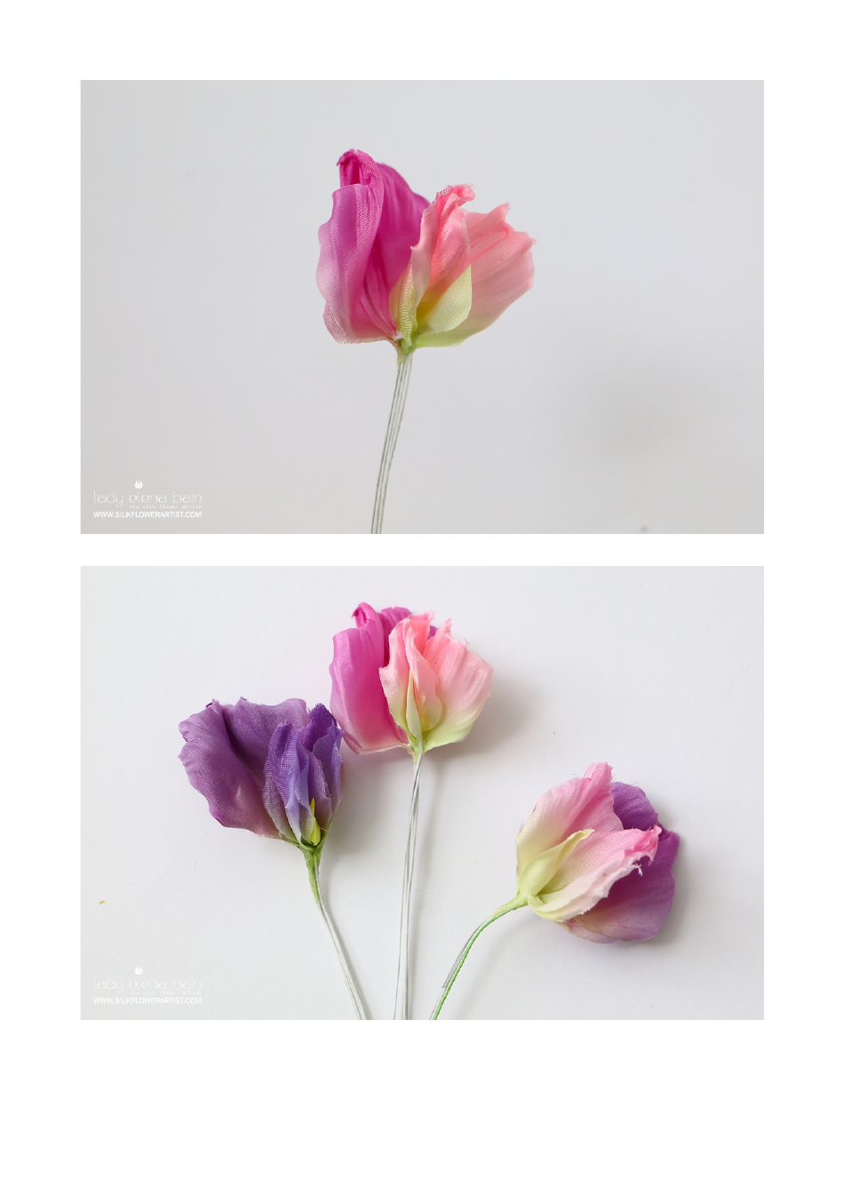 Silk Sweet Pea Hand-Craft Templates, Page 14